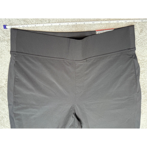 Kirkland Black Stretch Pull On Quick Dry Ankle Pants Womens Size M NWT - Picture 4 of 8